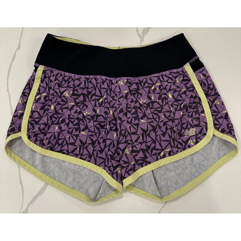 New Balance Purple and Black Athletic Shorts